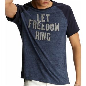 John Varvatos Raw Cut Raglan - Let Freedom Ring